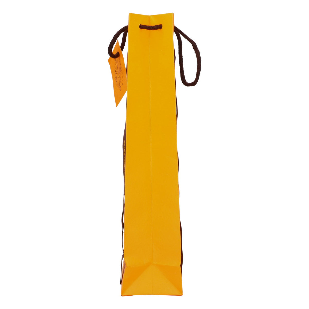 Borsa per bottiglia di champagne Veuve Clicquot con nastro 750 ml arancione – Vista 2
