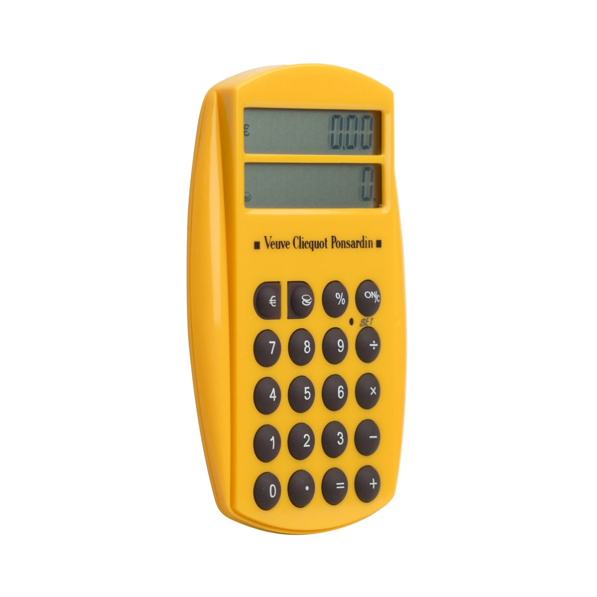 Calcolatrice Veuve Clicquot Champagne Mini Orange Ponsardin Retro da collezione – Vista 3