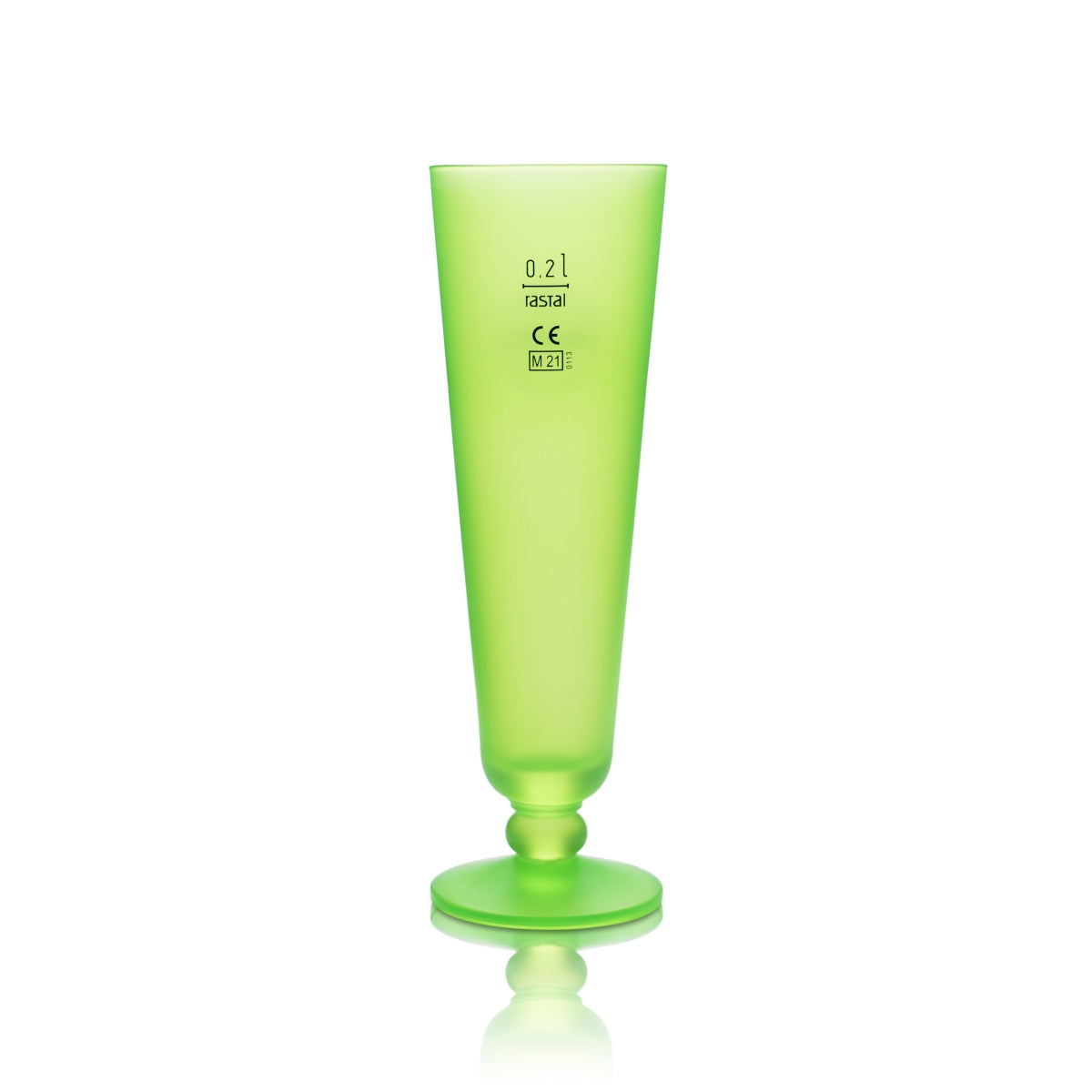 Bicchiere da birra Warsteiner 0,2 l Neon Tulipano verde Coppa Bicchieri da collezione Edizione Pride – Vista 2