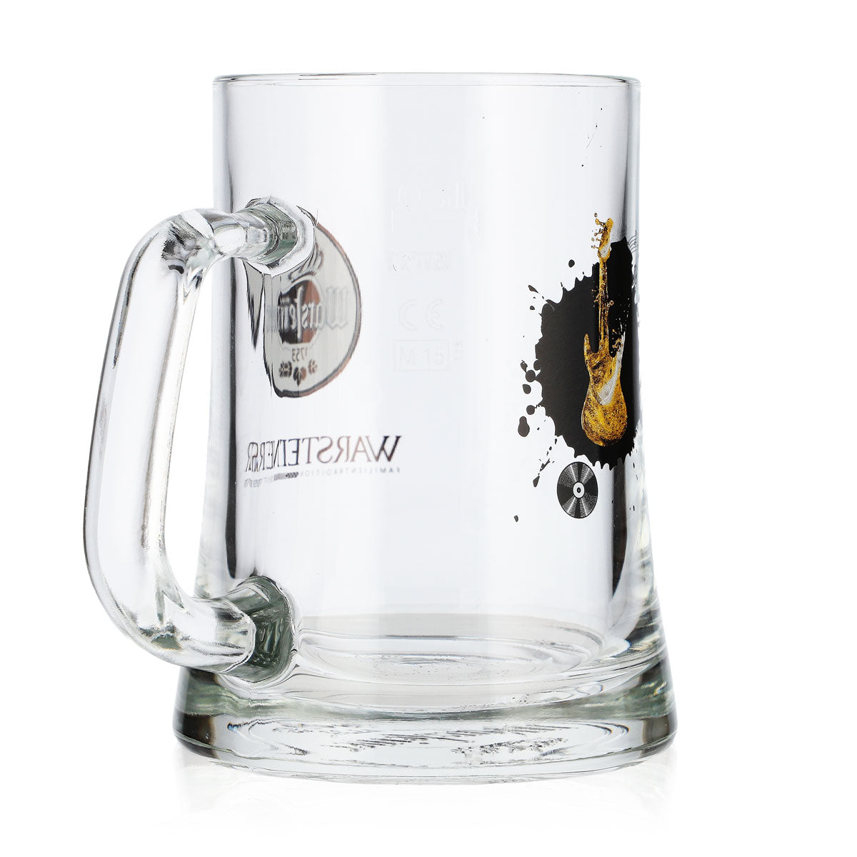 Bicchiere da birra Warsteiner da 0,3 l, design musicale in edizione limitata "Chitarra" Rastal – Vista 4