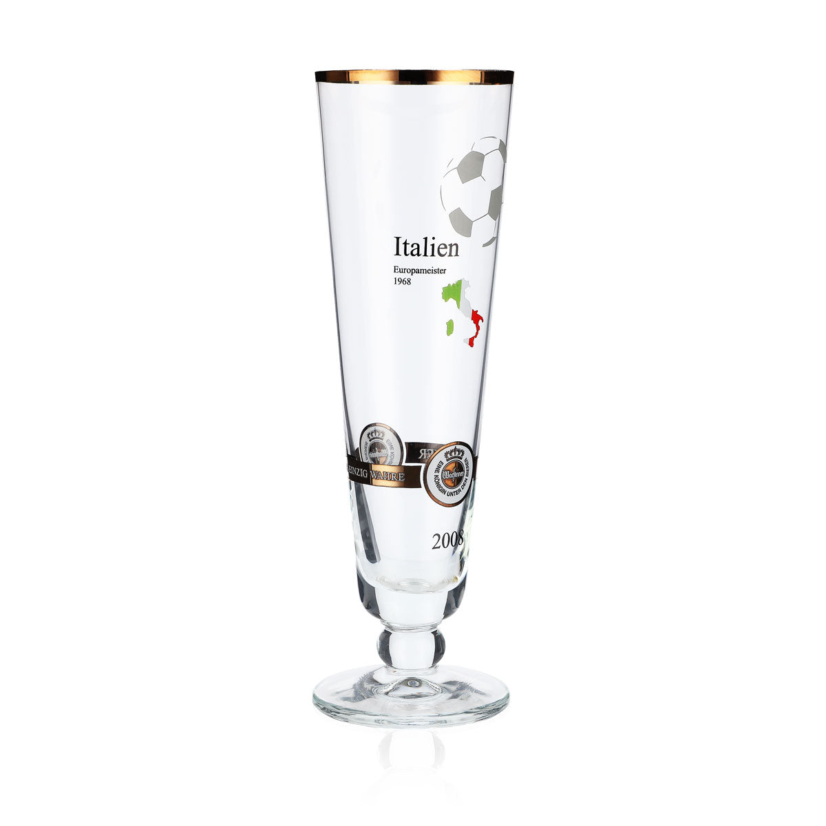 Bicchiere da birra Warsteiner Bicchiere da birra Bicchiere da collezione 0,28 l Coppa "Italia" EM 2008 – Vista 2