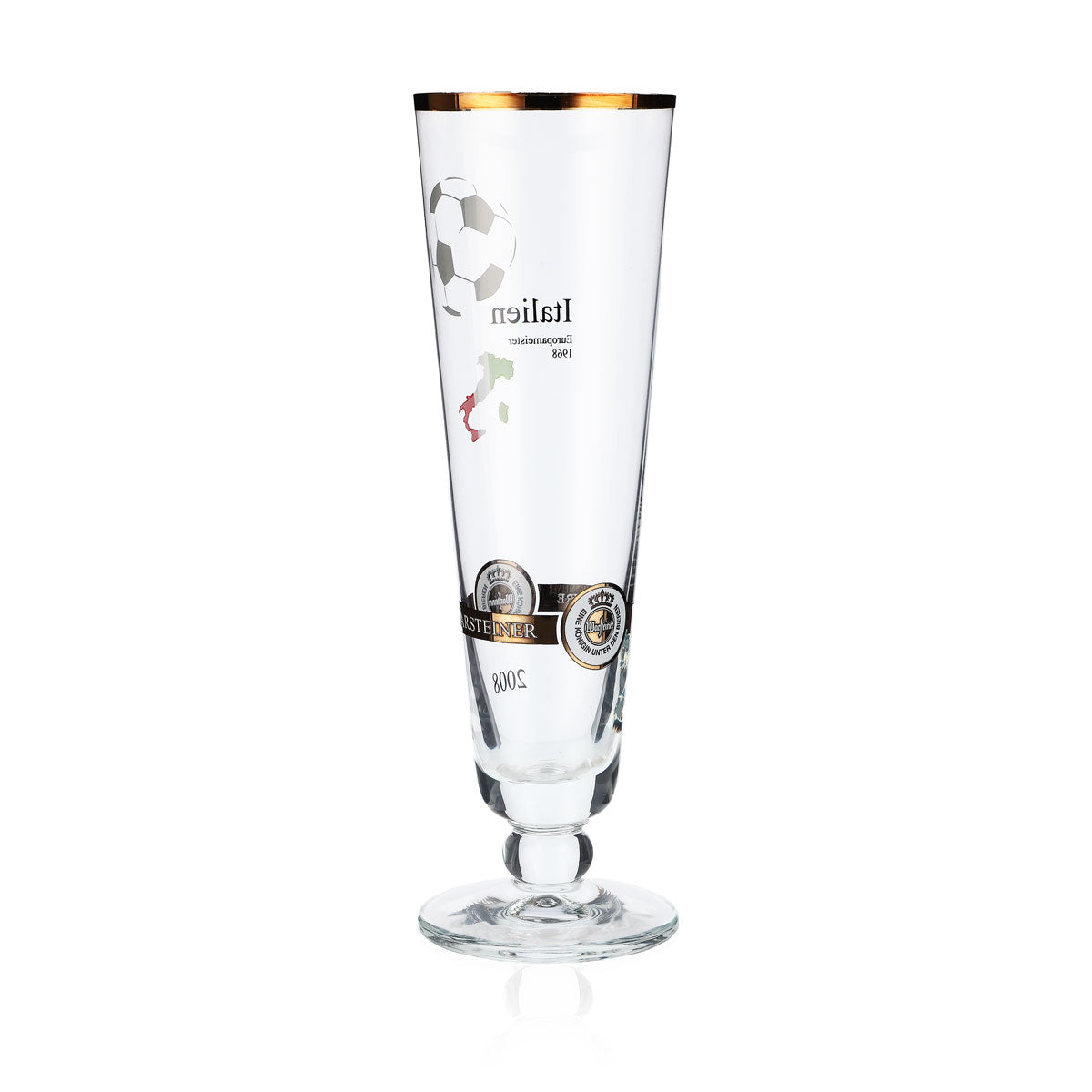 Bicchiere da birra Warsteiner Bicchiere da birra Bicchiere da collezione 0,28 l Coppa "Italia" EM 2008 – Vista 3