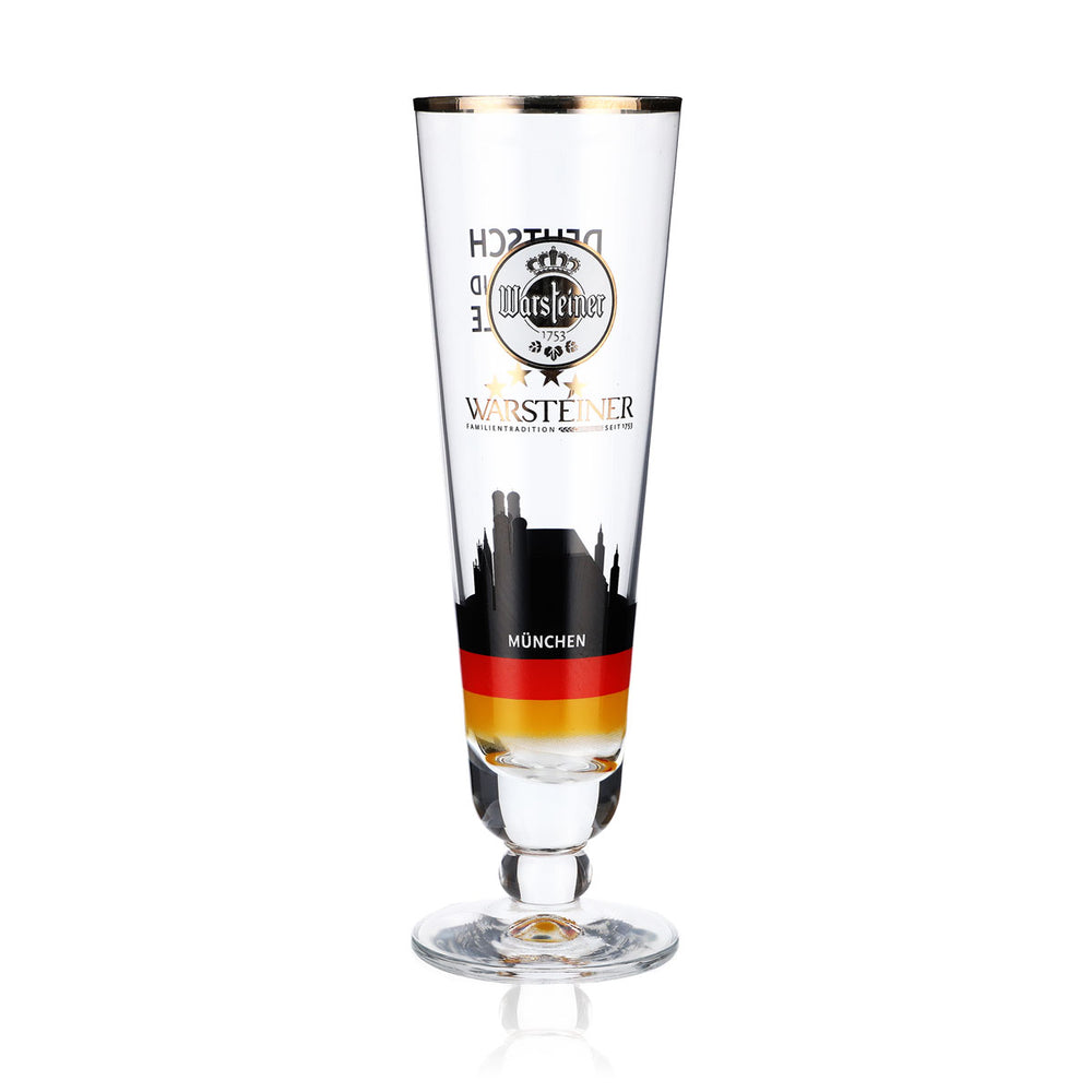 Bicchiere da birra Warsteiner Bicchiere da birra Bicchiere da collezione 0,2 l Coppa Monaco di Baviera Germania