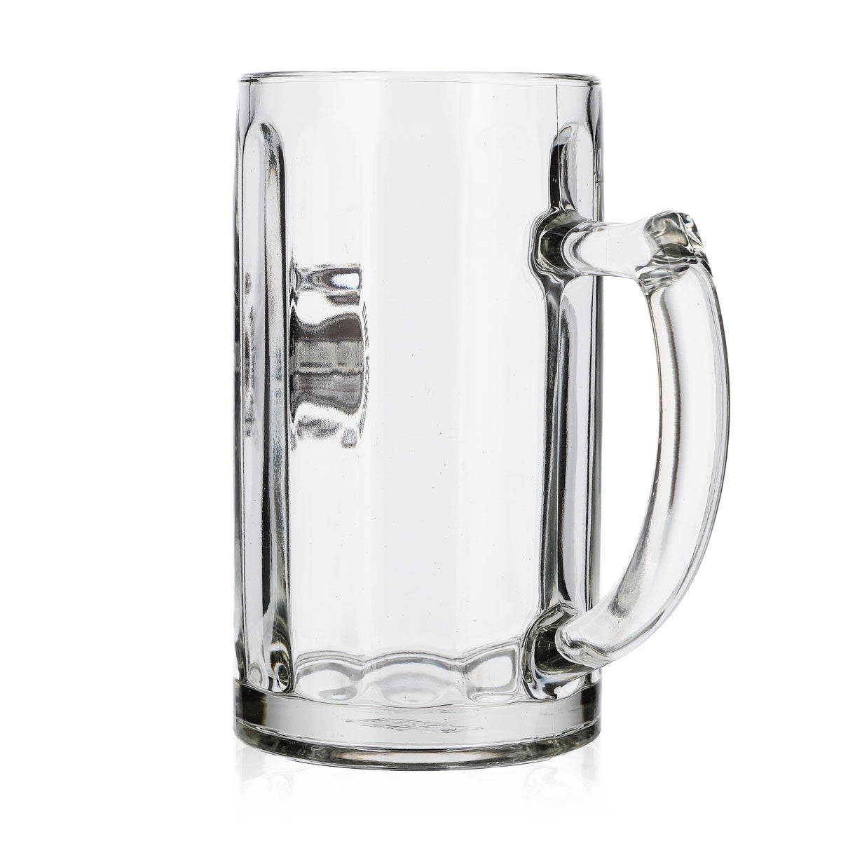 Bicchiere da birra Warsteiner Bicchiere da birra Bierseidel 0,4 l Rilievo longitudinale Logo argentato – Vista 4