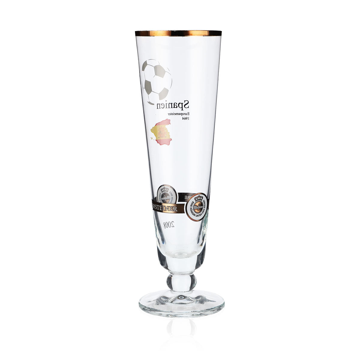 Bicchieri da birra Warsteiner Edizione annuale EM 2008 Bicchiere Nazione "Spagna" – Vista 3
