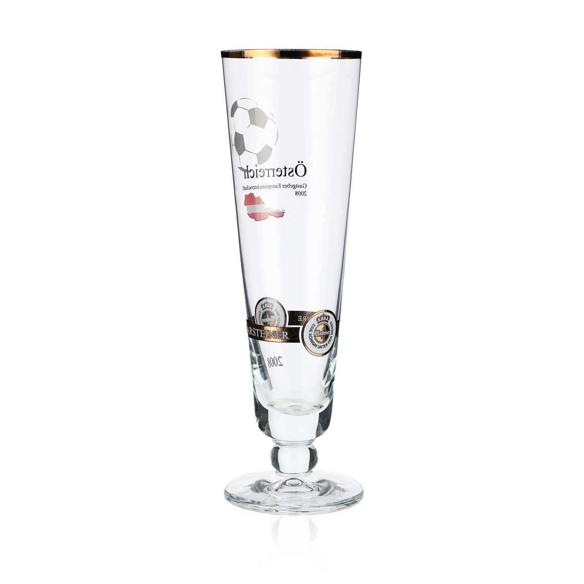 Bicchieri da birra Warsteiner Edizione annuale EM 2008 Bicchiere Nation "Austria" – Vista 3