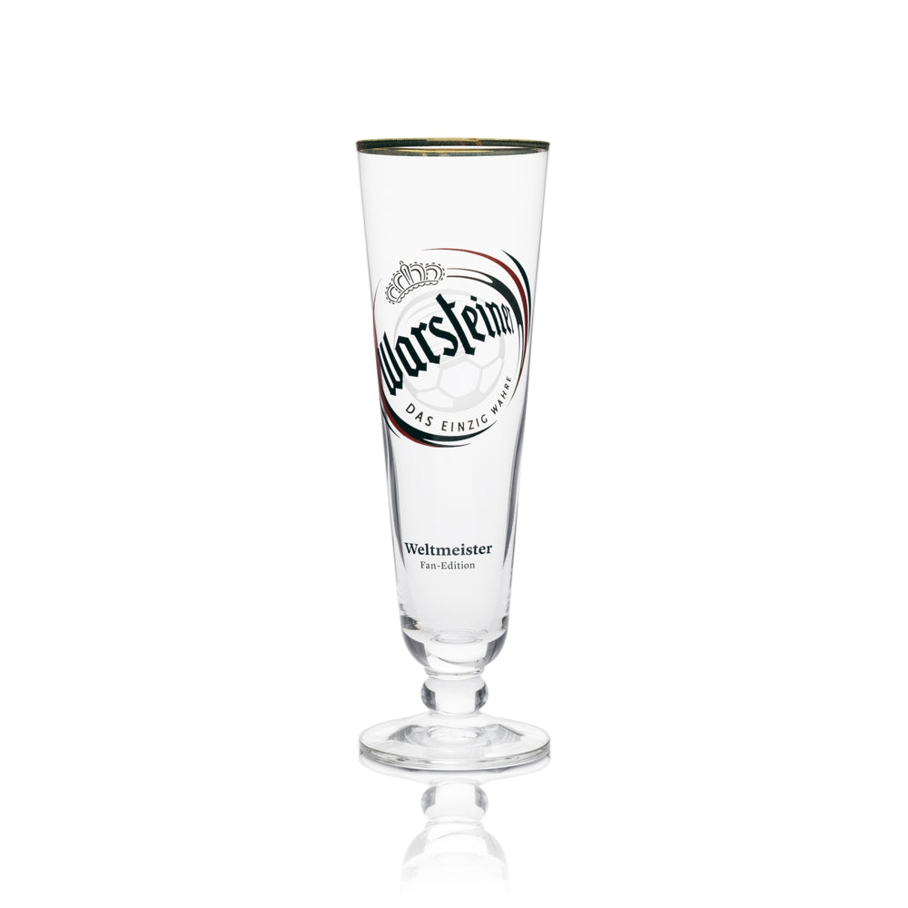 Bicchiere da birra Warsteiner Tulipano Edizione speciale Fan Edition Campione del mondo 300 ml