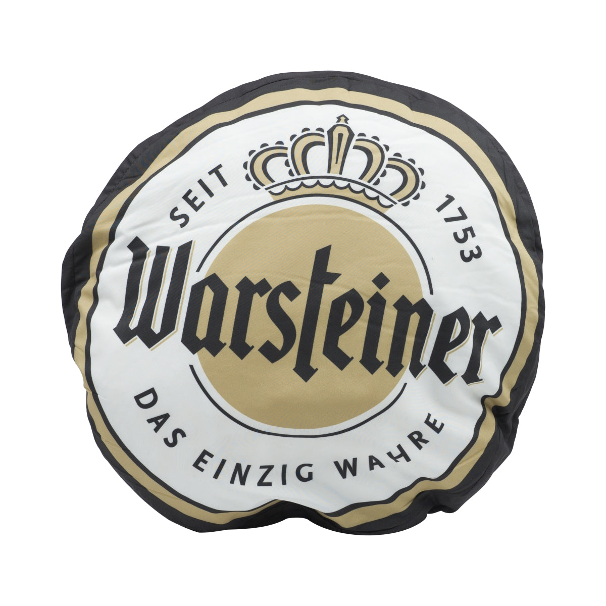 Cuscino Warsteiner Bier 41 cm rotondo per divano da esterno, sedia da bar, decorazione – Vista 2