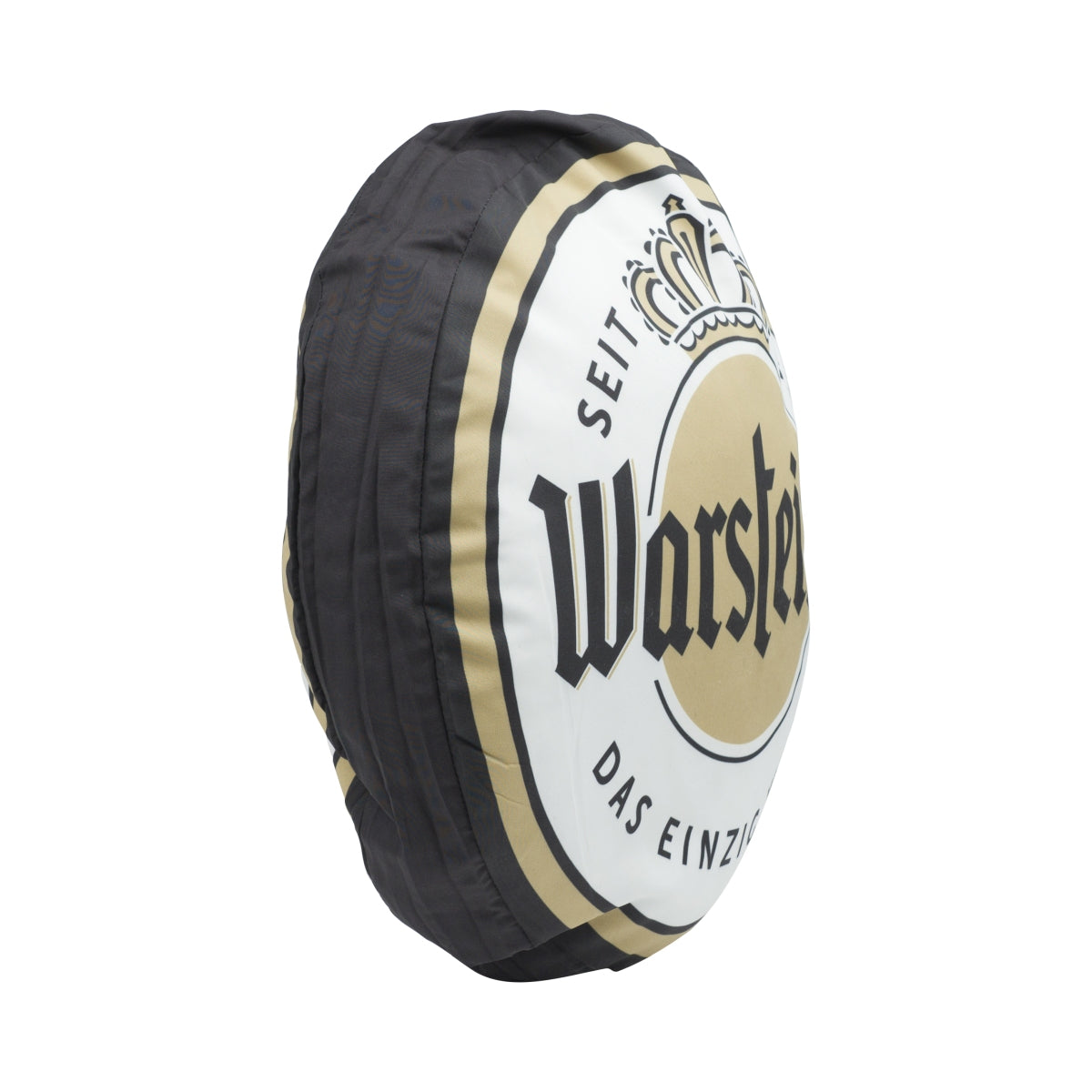 Cuscino Warsteiner Bier 41 cm rotondo per divano da esterno, sedia da bar, decorazione – Vista 3