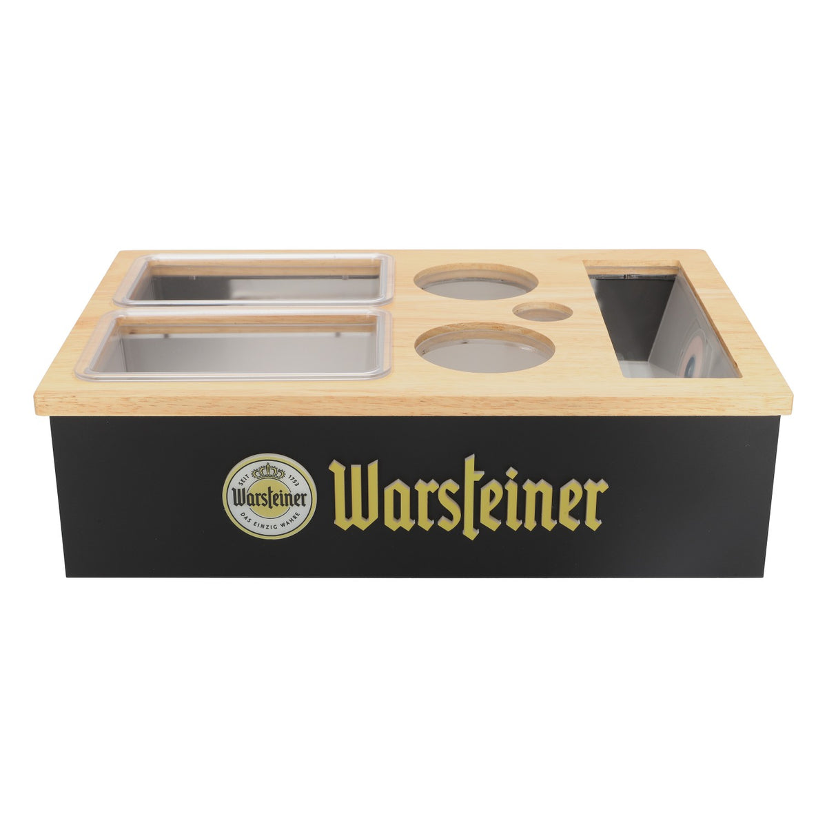 Birra Warsteiner Insegna luminosa a LED Altoparlante Bluetooth Scatola per snack Scatola per servire – Vista 2