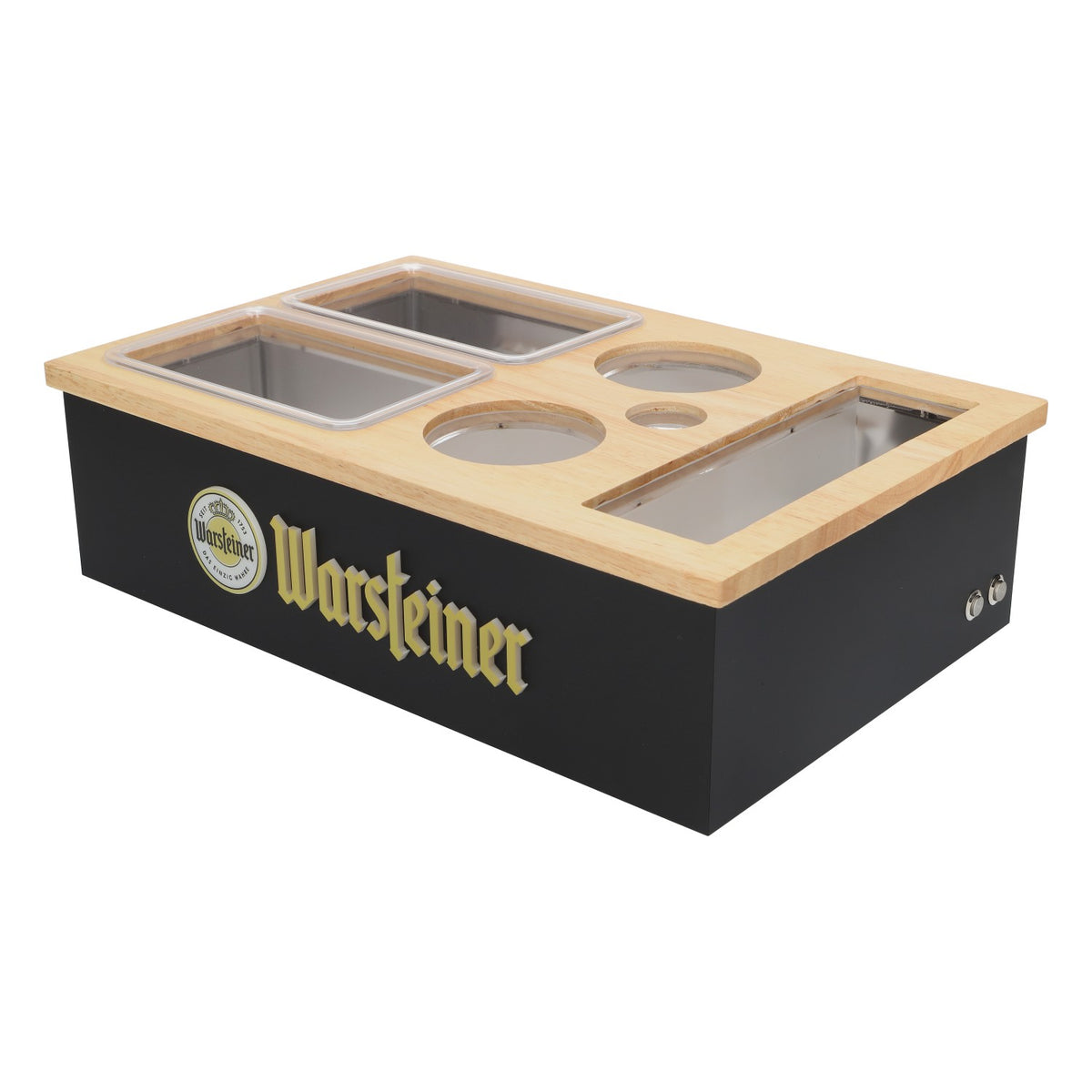 Birra Warsteiner Insegna luminosa a LED Altoparlante Bluetooth Scatola per snack Scatola per servire – Vista 4