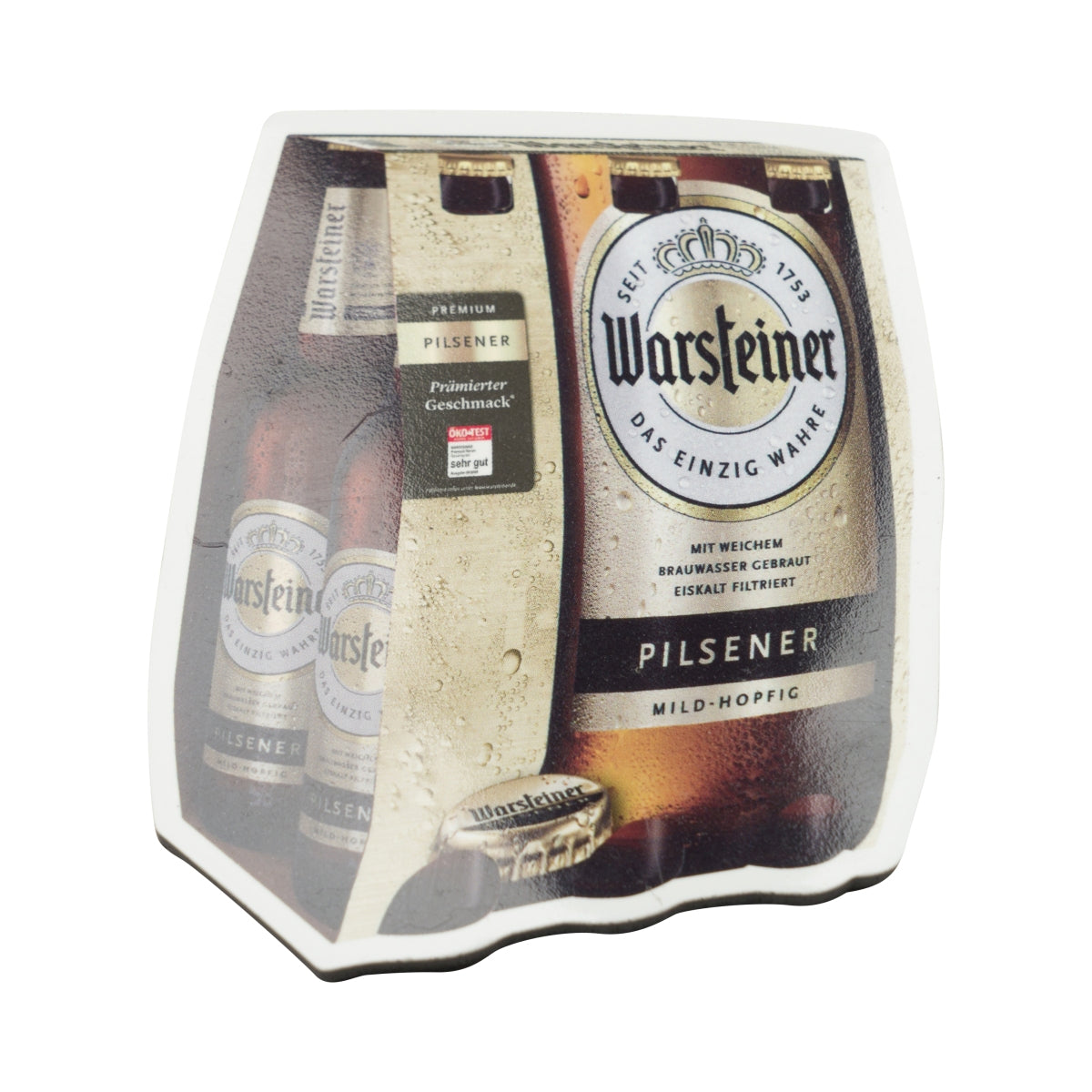 Set di 4 magneti da frigo Warsteiner Bier, souvenir, lavagnetta da bar – Vista 3