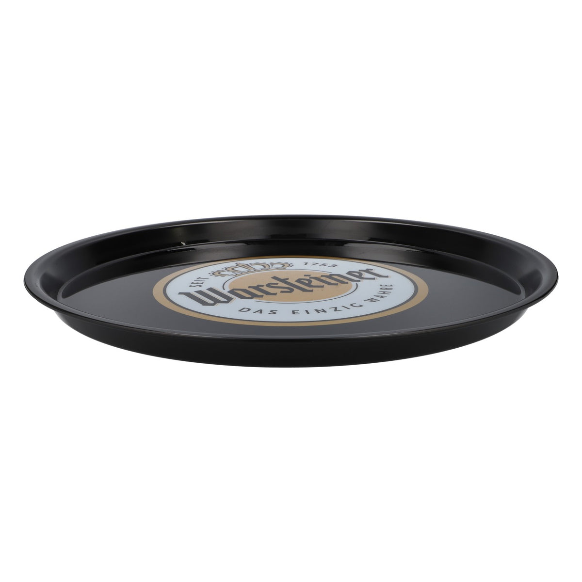Vassoio Warsteiner Bier Vassoio da cameriere Nero "Das einzig Wahre" Diametro 37 cm Piatto – Vista 3