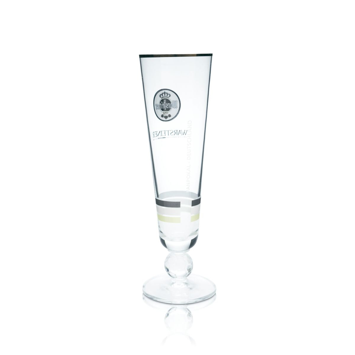 Bicchiere da birra Warsteiner Pokalglas 0,26 l Pilstulpe Fan-Pokal Germania Bicchiere da calcio – Vista 2