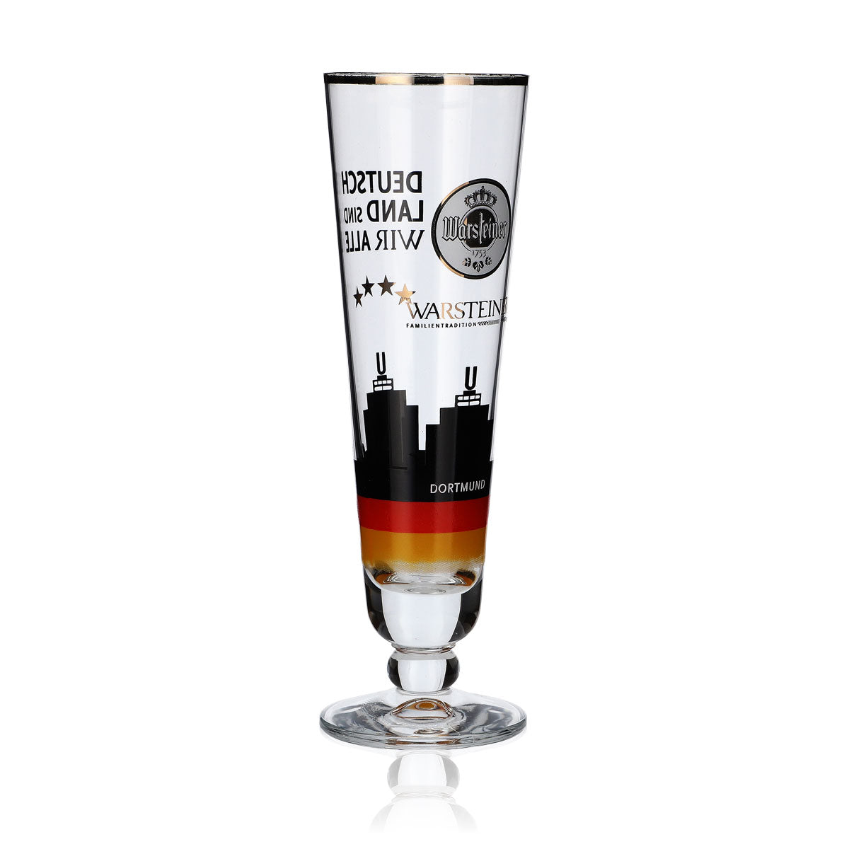 Bicchiere da collezione Warsteiner 0,2 l Coppa Dortmund Germania Calcio Edizione speciale – Vista 2