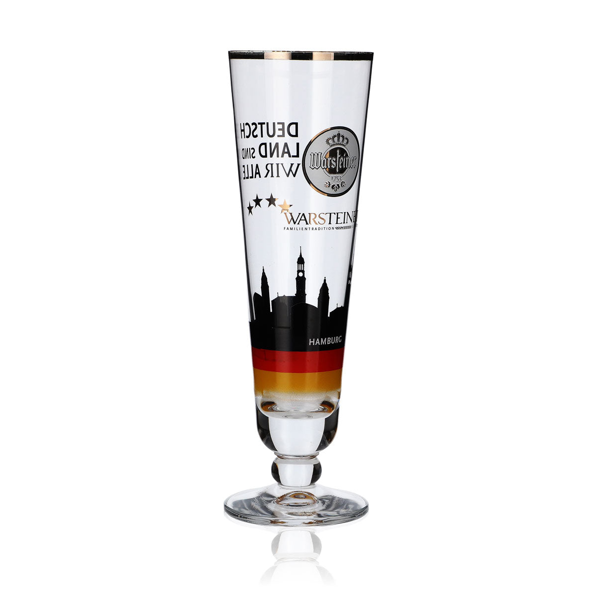 Bicchiere da collezione Warsteiner 0,2 l Coppa Amburgo Germania Calcio Edizione speciale – Vista 2