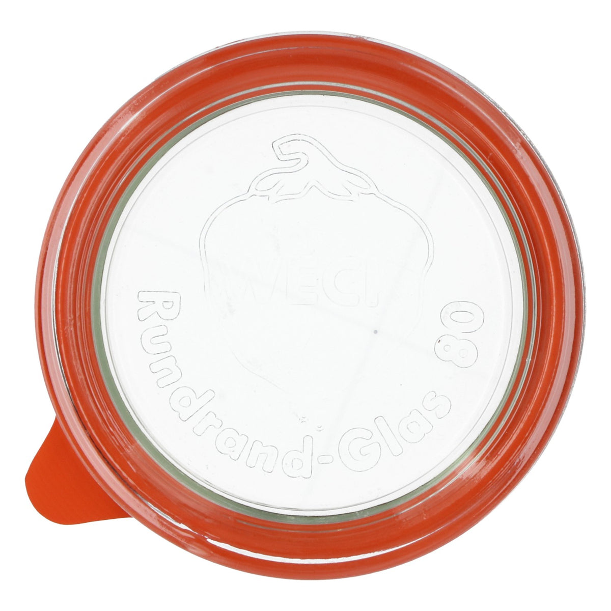 Coperchio per barattolo Weck con guarnizione in gomma, diametro 9 cm, bordo arrotondato 80 – Vista 3