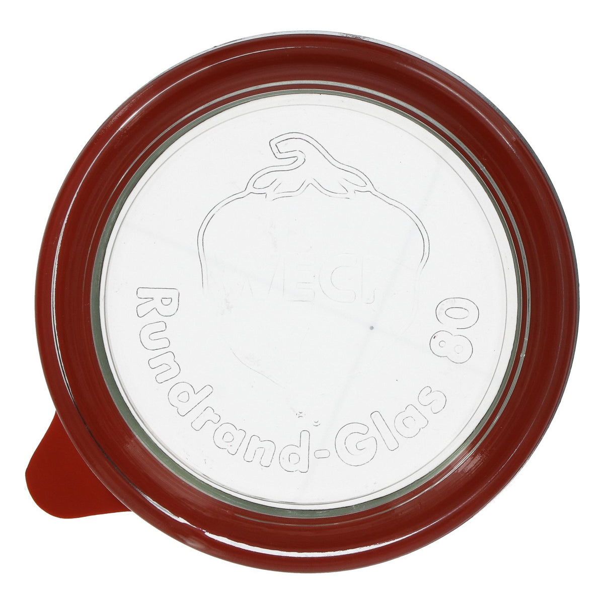 Coperchio per barattolo Weck con guarnizione in gomma, diametro 9 cm, bordo arrotondato 80 – Vista 4