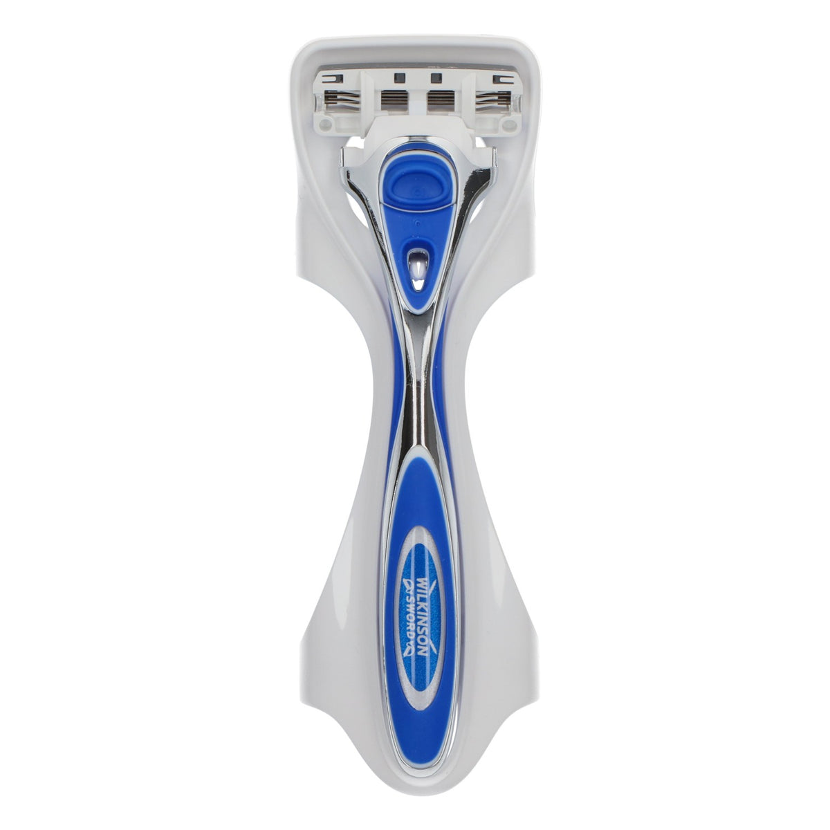 Rasoio Wilkinson Sword Hydro 3 con 3 lame UltraGlide, blu, rasatura confortevole – Vista 3