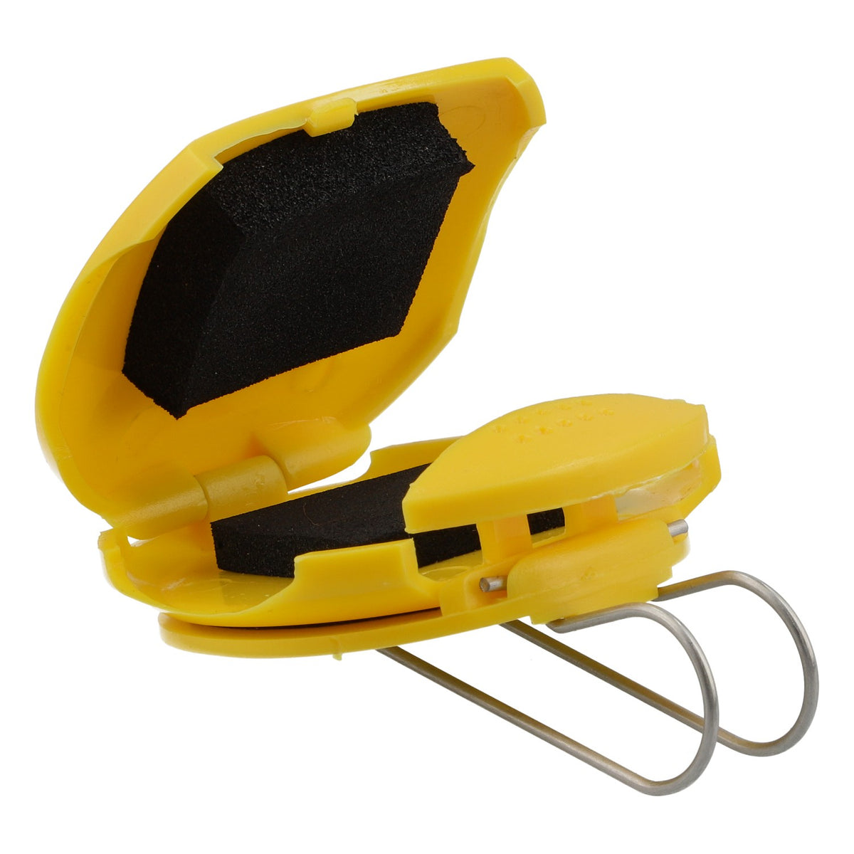Clip per occhiali WimexX per aletta parasole, giallo - Supporto da auto sicuro a scatto – Vista 3