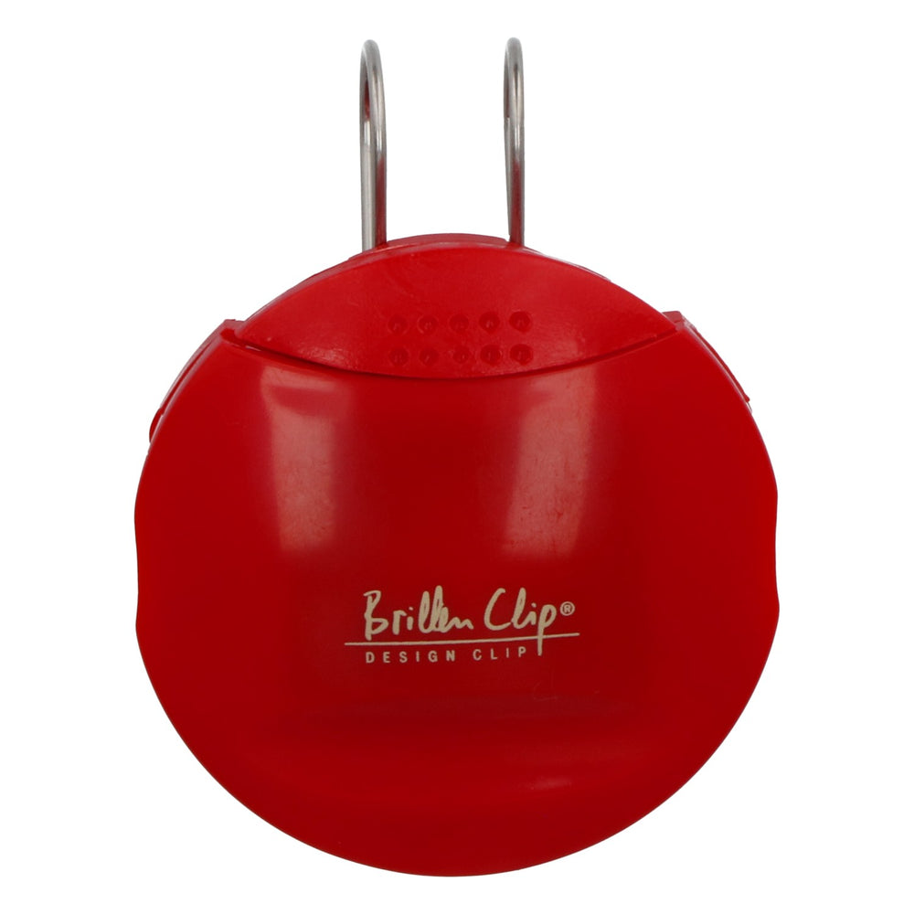 WimexX Clip per occhiali da sole, rosso Supporto per occhiali in plastica, a scatto, ottimo