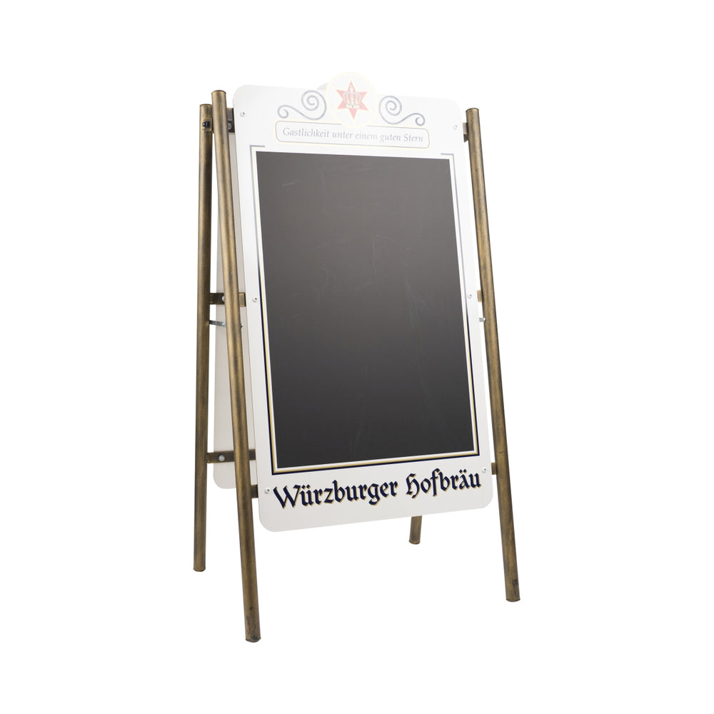 Segnaposto Würzburger Hofbräu Bier 100x55 apribile Lavagna Gastro Menu Bar