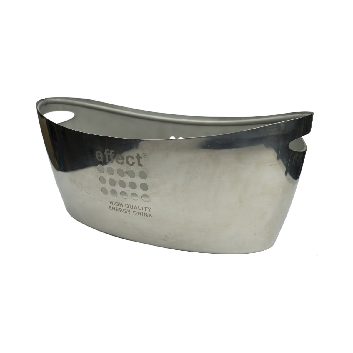 XL Effect Energy Cooler Jeroboam contenitore termico in metallo argentato per bottiglie e cubetti di ghiaccio – Vista 2