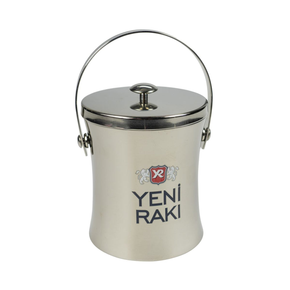 Yeni Raki contenitore per cubetti di ghiaccio ghiacciaia secchiello con pinza e coperchio accessori per bar gastronomici