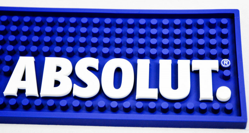 1 Absolut Vodka Tappetino da bar Vodka, tappetino da bar, tappetino scolapiatti, blu     nuovo