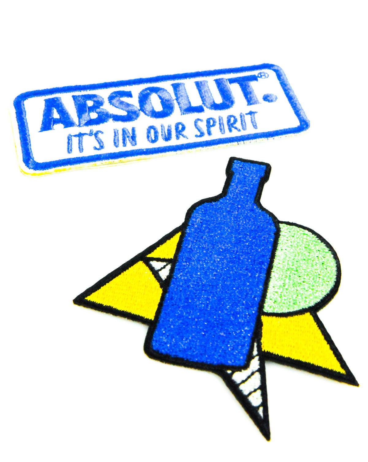 1 Absolut Vodka Patch termoadesiva Set limitato da 2 Patch termoadesive, toppe 90s Retro     nuovo – Vista 2