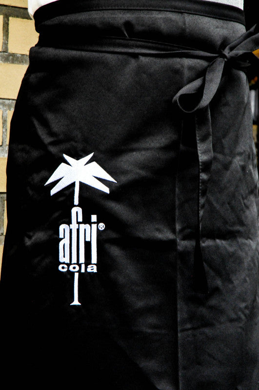 1 Afri Cola Softdrink  Cola, grembiule da bistrot, grembiule da cameriere, nero     nuovo