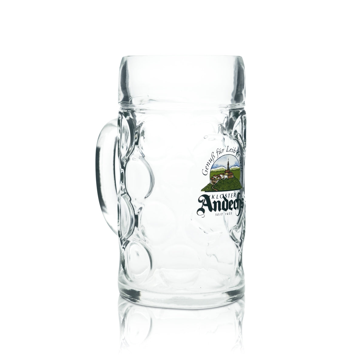 1 bicchiere da birra Andechs Maßkrug 1L nuovo – Vista 2