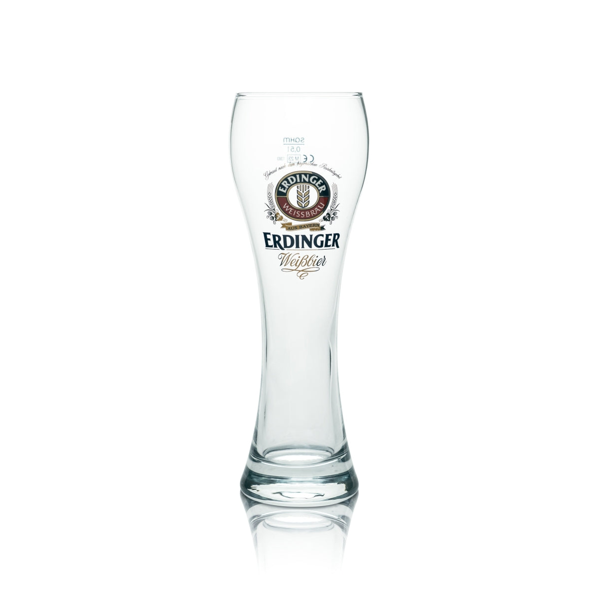 6 bicchieri da birra Erdinger da 0,5 l – Set esclusivo di bicchieri da birra bianca con linea di livello – Vista 4