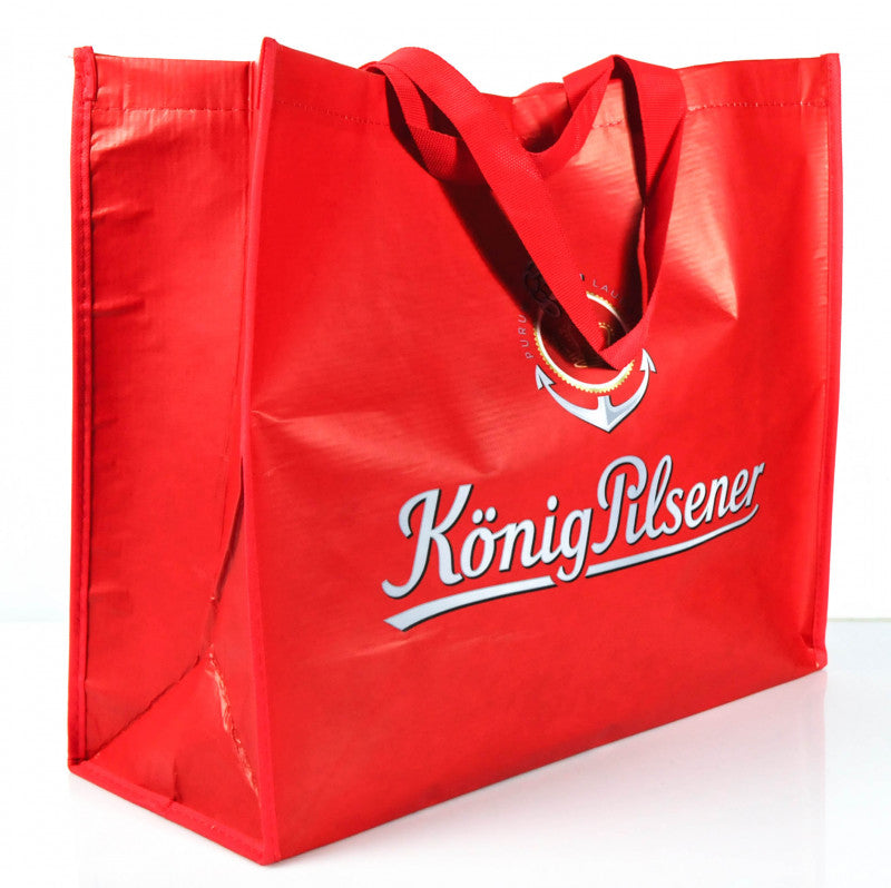 1 König Pilsener Birra Borsa XXL Borsa da spiaggia Borsa per la spesa molto robusta     nuovo