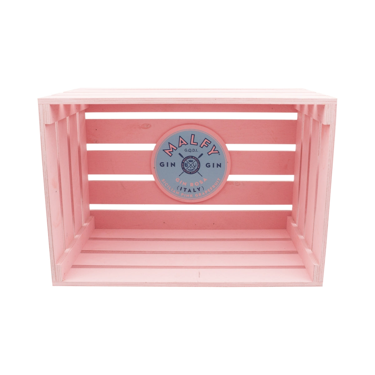 1 Malfy Gin Scatola di legno rosa 45x31x26cm nuova – Vista 3
