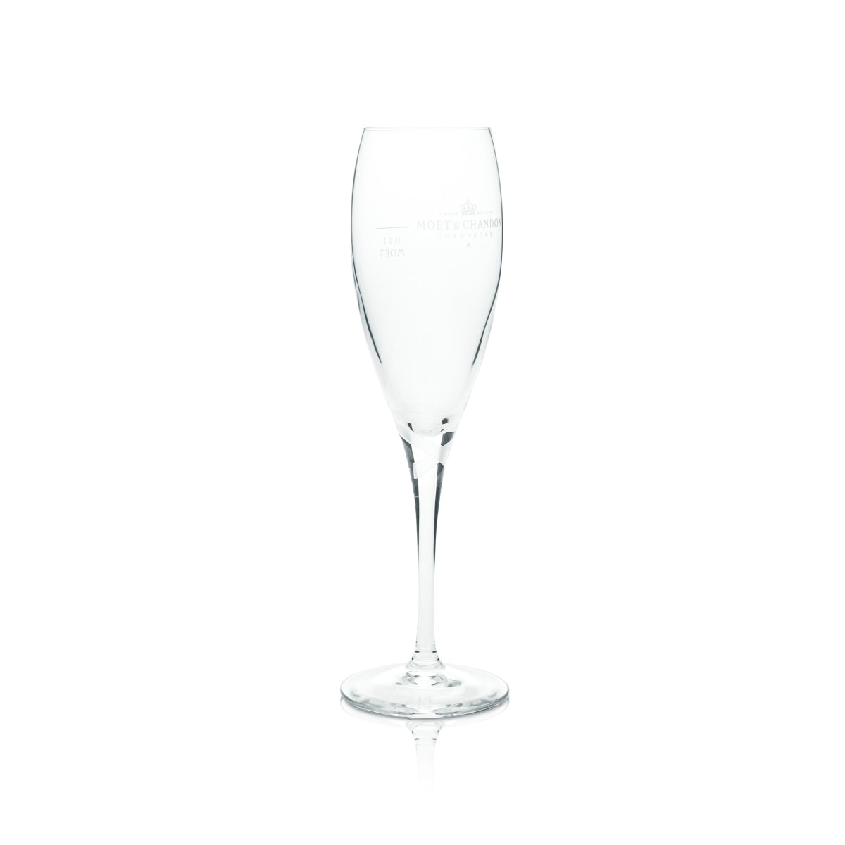1 bicchiere da champagne Moet Chandon con fiocco 0,1 l nuovo – Vista 2