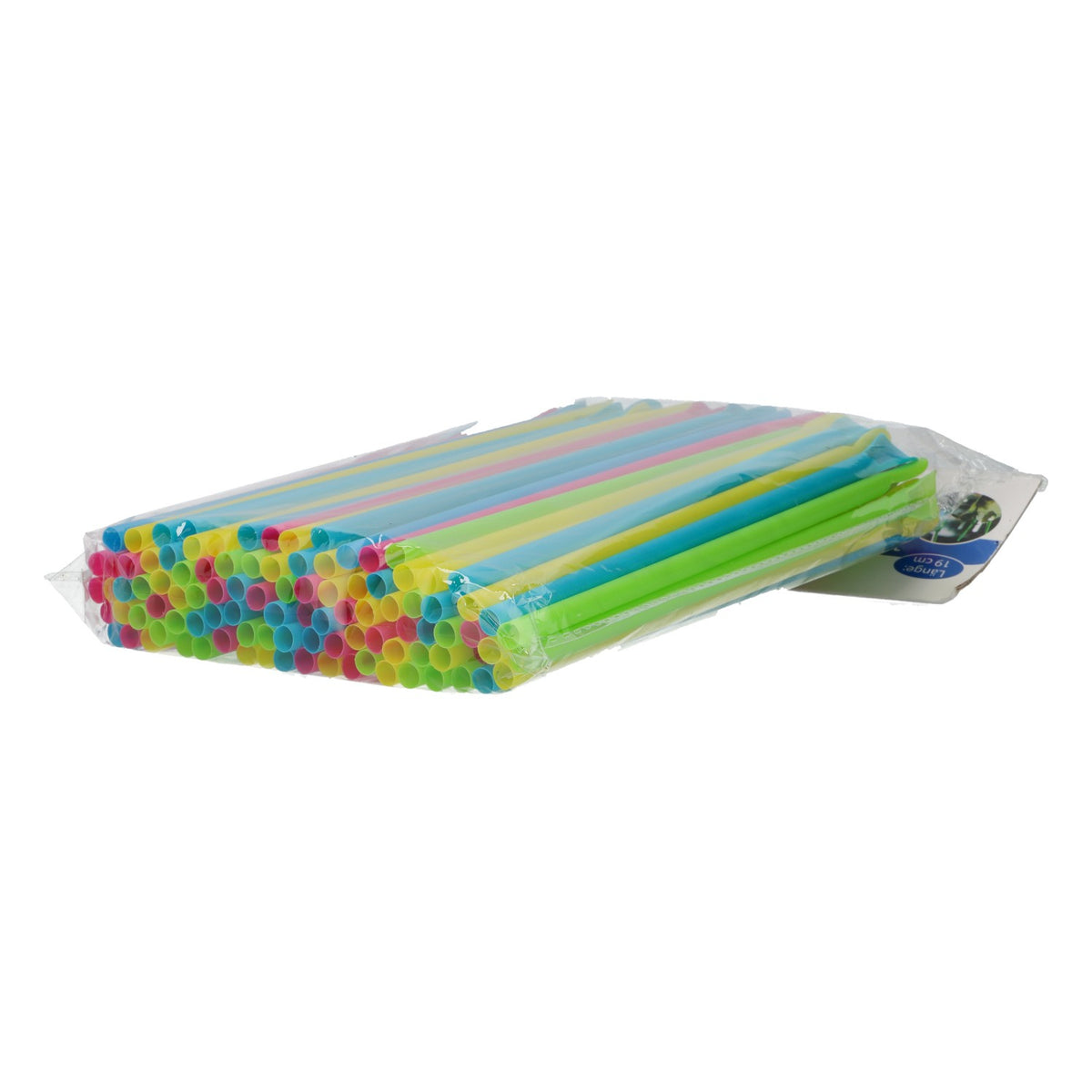 100 cannucce colorate, cannucce di plastica, cucchiaini, 0,5 x 19 cm, per feste, cocktail e gelati – Vista 2