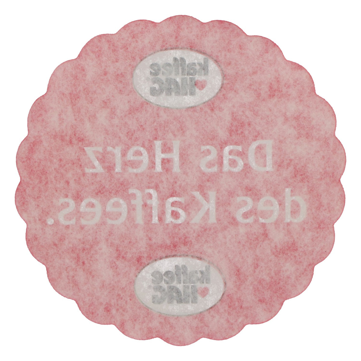 1000x Sottotazza per caffè Hag, rossa – Il cuore del caffè – Sottotazza – Vista 4