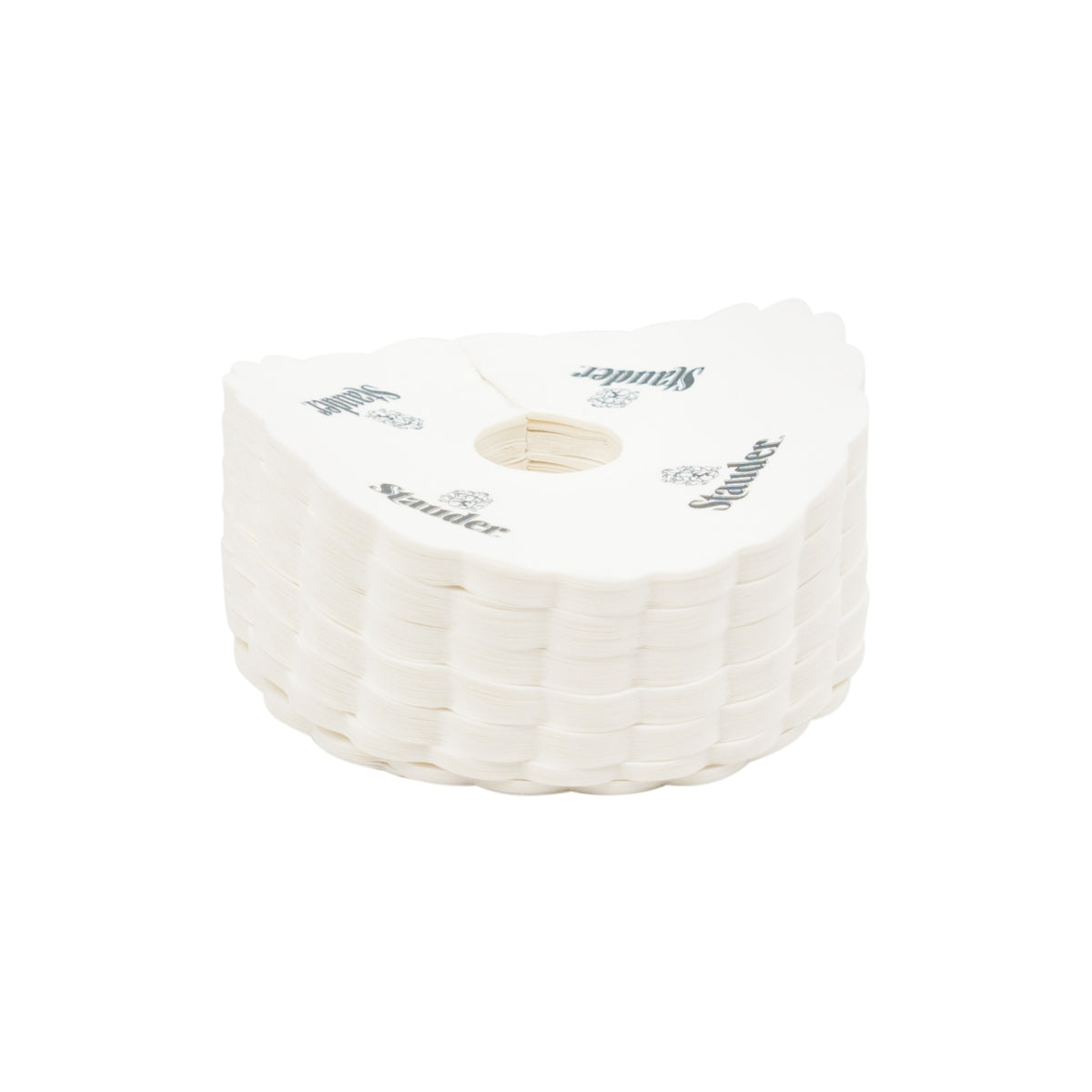 1000x sottobicchieri Stauder Pilsrosette con gocciolatoio bianco a forma di fiore
