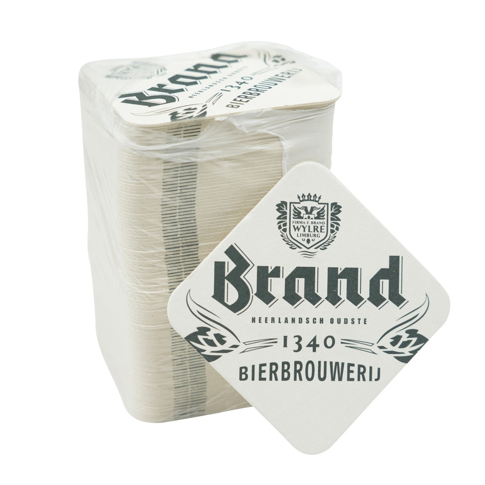 100 sottobicchieri in feltro con logo di birra olandese Brouwerij Bar