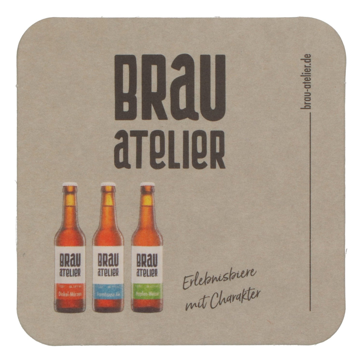100x Brauatelier Birra Sottobicchieri Sottobicchieri in vetro 9,5x9,5 cm – Vista 3