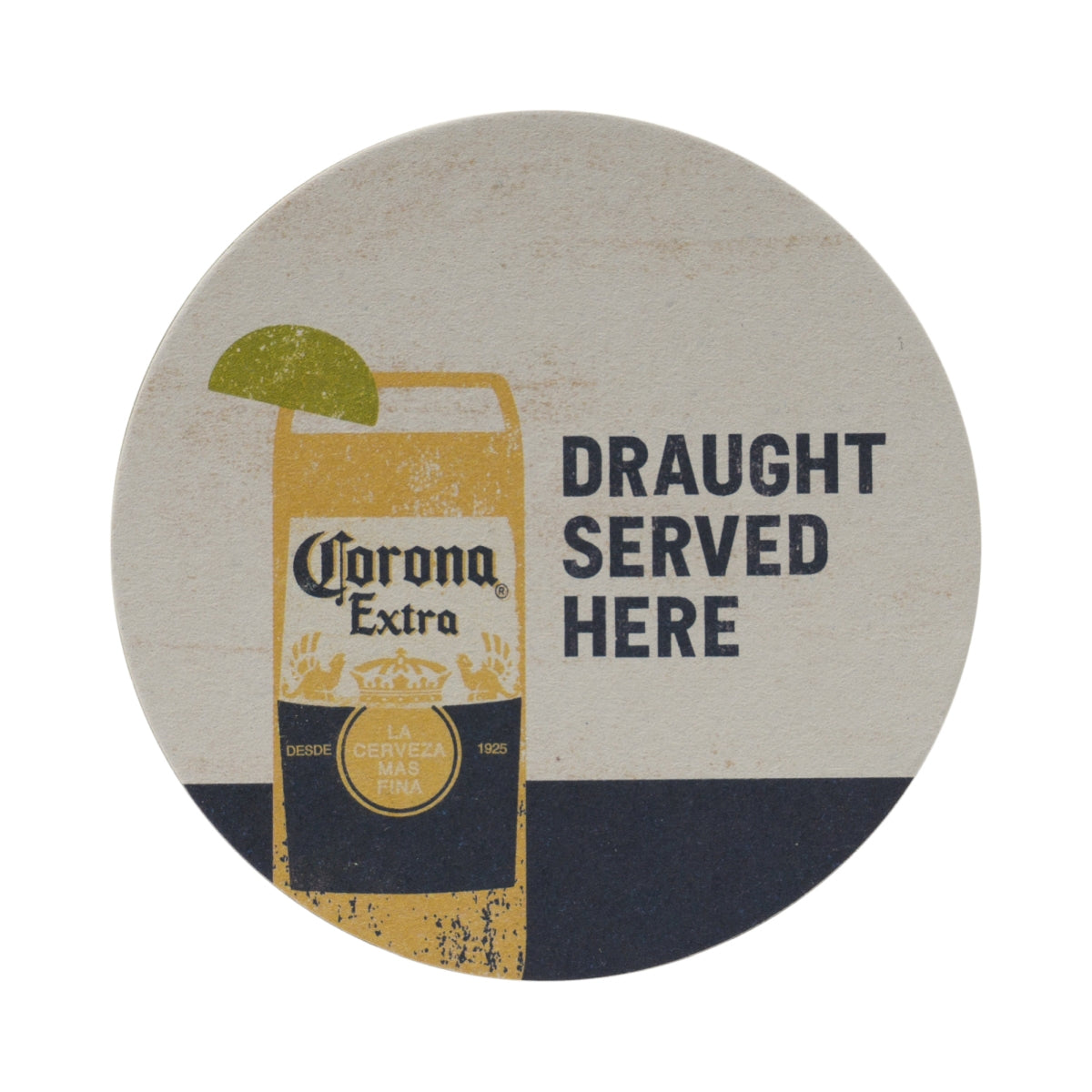 100x sottobicchieri da birra Corona sottobicchieri in vetro protezione per tavoli sottobicchieri in feltro bianco Extra