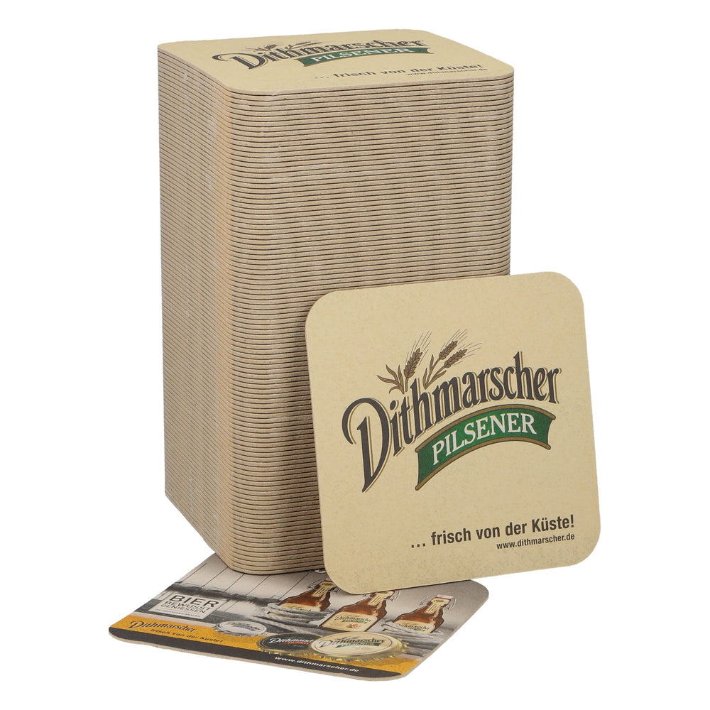 100 sottobicchieri da birra Dithmarscher "Festmacher" originali della costa