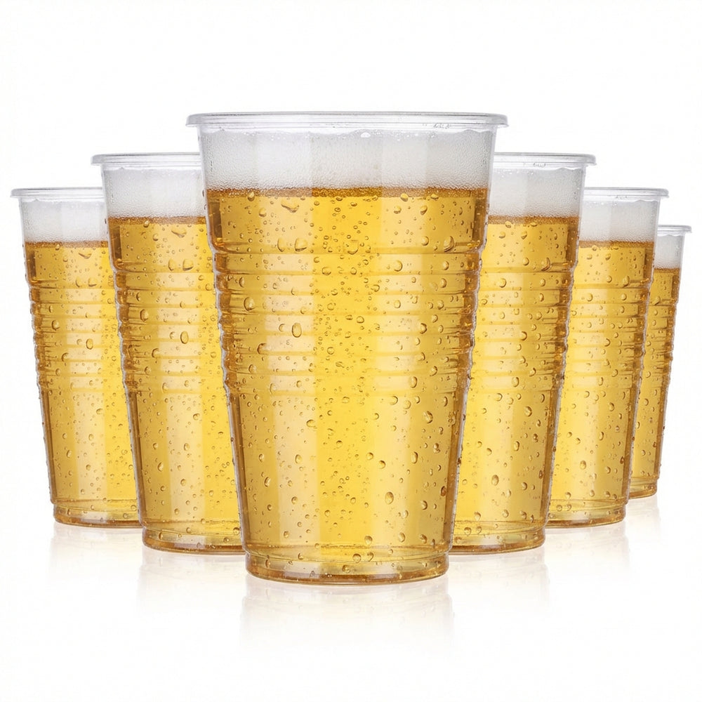 set di 100 bicchieri monouso 0,2 l in plastica Eco Line Bicchieri da festa