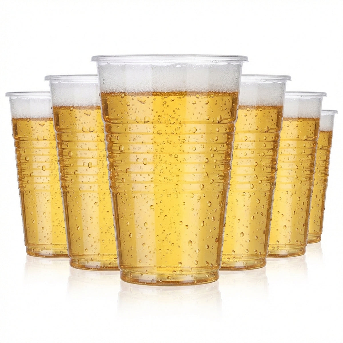 set di 100 bicchieri monouso 0,2 l in plastica Eco Line Bicchieri da festa