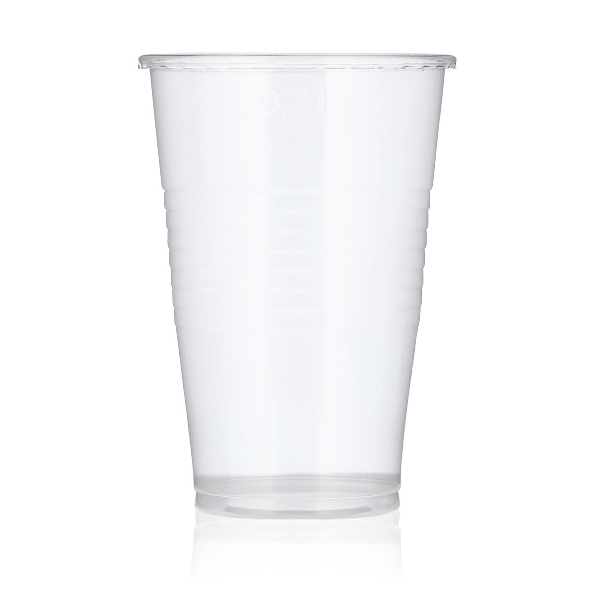 set di 100 bicchieri monouso 0,2 l in plastica Eco Line Bicchieri da festa – Vista 2