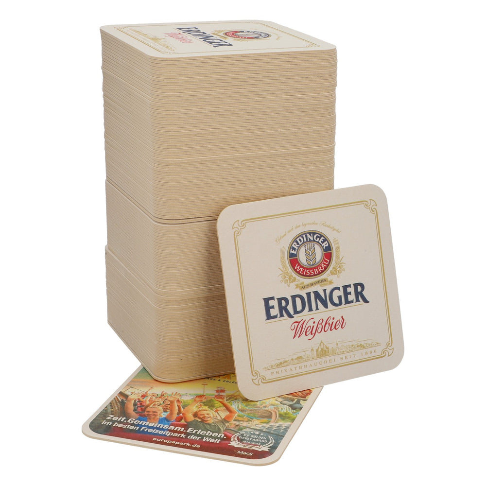 100 sottobicchieri Erdinger Weissbräu Sottobicchieri in vetro "Europapark"