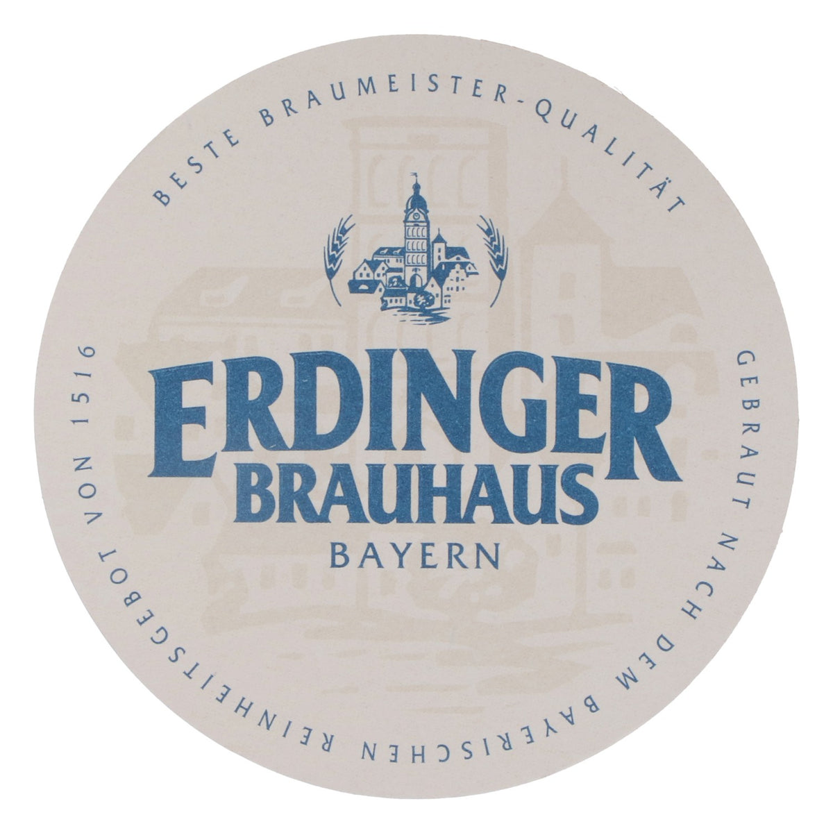 100 sottobicchieri Erdinger Weissbräu Birra bianca Sottobicchieri rotondi 10,5 cm di diametro bianchi "Helles" – Vista 3