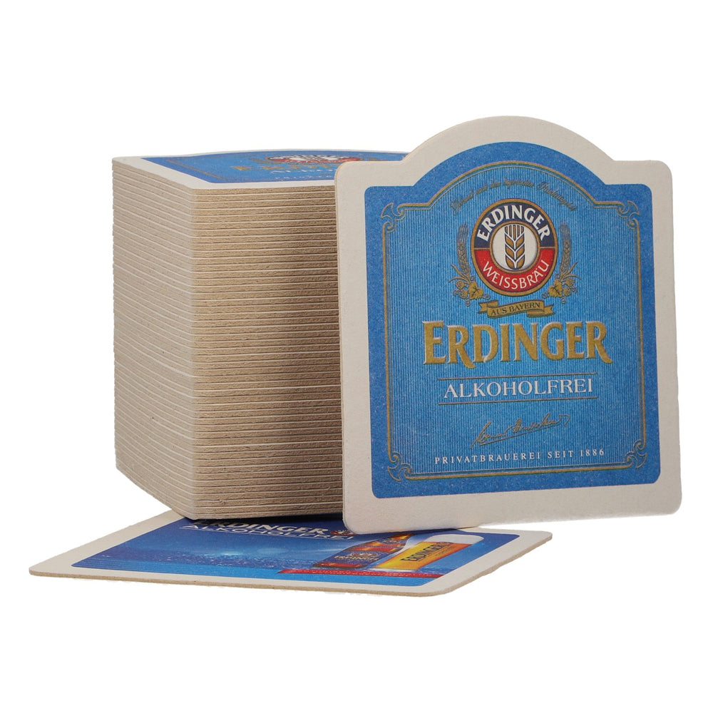 100 sottobicchieri Erdinger Weissbräu analcolica, blu