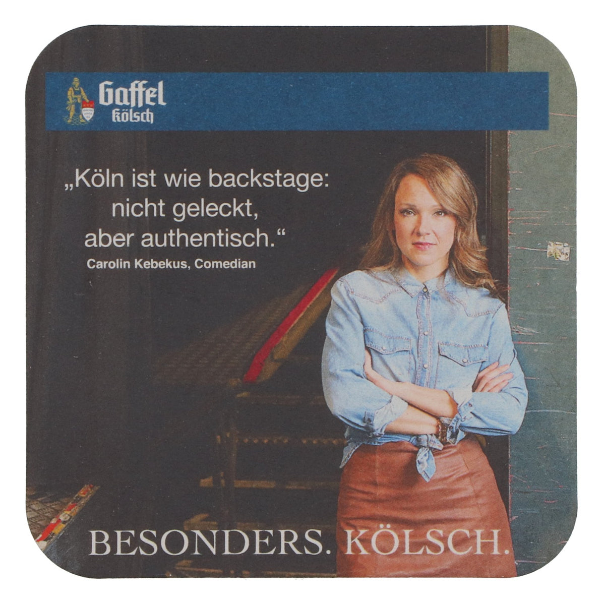 100x Gaffel Birra Sottobicchieri Sottobicchieri in vetro Accessori da bar Carolin Kebekus – Vista 3